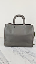 Load image into Gallery viewer, Coach Rogue 36 in Grey Glovetanned Leather with Car Embellishment - Shoulder Bag Handbag - Coach 58150