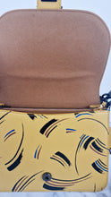 Load image into Gallery viewer, Coach Beat Shoulder Bag RARE Sample Bag With Yellow Brushstroke Pattern Smooth Leather Crossbody Handbag