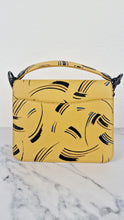 Load image into Gallery viewer, Coach Beat Shoulder Bag RARE Sample Bag With Yellow Brushstroke Pattern Smooth Leather Crossbody Handbag