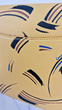 Load image into Gallery viewer, Coach Beat Shoulder Bag RARE Sample Bag With Yellow Brushstroke Pattern Smooth Leather Crossbody Handbag