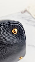 Load image into Gallery viewer, Prada Saffiano Cuir Handbag in Black Leather with Gold Studs - Handbag Prada BN2753