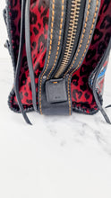 Load image into Gallery viewer, RARE Coach 1941 Rogue 31 in Embellished Patchwork in Mixed Materials Black Leather Suede Colorblock Blue & Red Handbag - Coach 58159