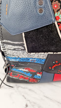 Load image into Gallery viewer, RARE Coach 1941 Rogue 31 in Embellished Patchwork in Mixed Materials Black Leather Suede Colorblock Blue & Red Handbag - Coach 58159