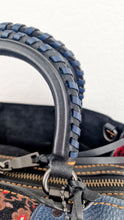 Load image into Gallery viewer, RARE Coach 1941 Rogue 31 in Embellished Patchwork in Mixed Materials Black Leather Suede Colorblock Blue & Red Handbag - Coach 58159
