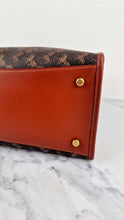 Load image into Gallery viewer, Coach Field Tote Bag In Signature Coated Canvas With Big Apple Skyline New York Saddle Brown Tan Truffle Rust - Handbag Coach C0769