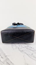 Load image into Gallery viewer, Coach 1941 Gotham Tote with Space Patches Nasa Bag With Space Rexy in Blue & Black Leather Colorblock - Coach 11487