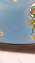 Load image into Gallery viewer, Coach 1941 Gotham Tote with Space Patches Nasa Bag With Space Rexy in Blue & Black Leather Colorblock - Coach 11487