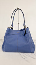 Load image into Gallery viewer, Coach Lexi Shoulder Bag in Blue Pebbled Leather - Coach F28997