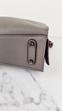 Load image into Gallery viewer, Coach Rogue Shoulder Bag in Grey Grain Leather with Oxblood Lining & C Chain - Coach 26829