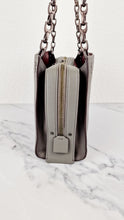 Load image into Gallery viewer, Coach Rogue Shoulder Bag in Grey Grain Leather with Oxblood Lining & C Chain - Coach 26829