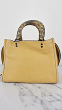 Load image into Gallery viewer, Coach 1941 Rogue 25 in Hay Yellow with Snakeskin Handles - Shoulder Bag Handbag in Pebble Leather Colorblock - Coach 59235