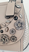 Load image into Gallery viewer, Coach Drifter Top Handle Satchel With Willow Floral Applique in Grey Birch - Coach 54079