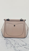 Load image into Gallery viewer, Coach Drifter Top Handle Satchel With Willow Floral Applique in Grey Birch - Coach 54079