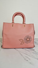 Load image into Gallery viewer, Coach 1941 Rogue 31 in Peony Pink With Snakeskin Tea Roses & Rivets - Handbag With Flowers - Coach 26890