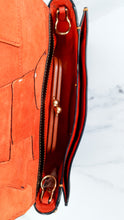 Load image into Gallery viewer, Coach 1941 Dinky Crossbody Bag With Patchwork Leather & Suede in Black, Orange, Blue & Chalk - Coach 38179