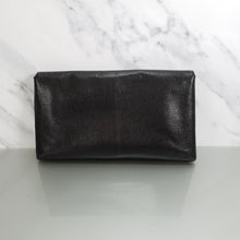 Load image into Gallery viewer, 25240 Coach Madison Textured Leather black clutch chain