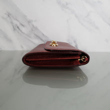 Load image into Gallery viewer, Coach Marlow REd metallic crossgrain leather bag