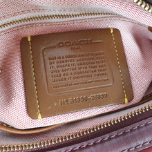 Load image into Gallery viewer, Coach Rogue 25 in Burgundy Signature Embossed Leather with Floral Bow Lining 26839