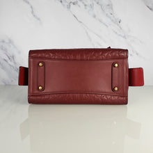 Load image into Gallery viewer, Coach Rogue 25 in Burgundy Signature Embossed Leather with Floral Bow Lining 26839