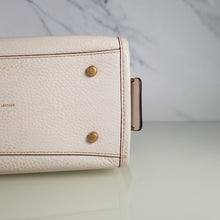 Load image into Gallery viewer, Coach 1941 Rogue 25 in Chalk - Shoulder Bag Handbag in White Pebble Leather Colorblock Oxblood Handles