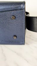 Load image into Gallery viewer, Coach 1941 Rogue 25 in Metallic Dark Blue & Black With Snakeskin Detail Colorblock - Satchel Handbag 38823