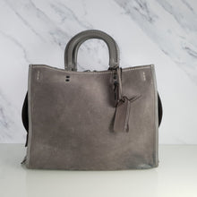 Load image into Gallery viewer, Coach 1941 Rogue 31 Grey Heather Suede Handbag Shoulder Bag Satchel 38220