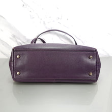 Load image into Gallery viewer, F54687 Coach Tyler zip top tote purple handbag