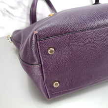 Load image into Gallery viewer, F54687 Coach Tyler zip top tote purple handbag
