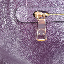 Load image into Gallery viewer, F54687 Coach Tyler zip top tote purple handbag
