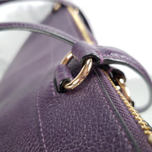 Load image into Gallery viewer, F54687 Coach Tyler zip top tote purple handbag