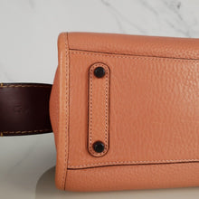 Load image into Gallery viewer, Coach 1941 Rogue 25 in Melon with Snakeskin Handles - Shoulder Bag Handbag in Pebble Leather Pink Salmon Peach 59235