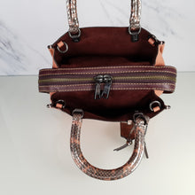 Load image into Gallery viewer, Coach 1941 Rogue 25 in Melon with Snakeskin Handles - Shoulder Bag Handbag in Pebble Leather Pink Salmon Peach 59235