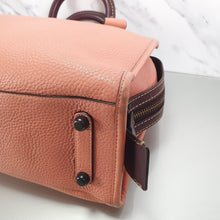 Load image into Gallery viewer, Coach 1941 Rogue 31 in Melon with Burgundy Colorblock Detail and Suede