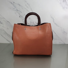 Load image into Gallery viewer, 38124 Coach Rogue 31 Melon Colorblock Oxblood Handbag