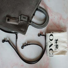 Load image into Gallery viewer, Coach 1941 Rogue 31 Grey Heather Suede Handbag Shoulder Bag Satchel 38220
