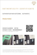 Load image into Gallery viewer, Prada Elektra Crossbody Bag in Black City Calfskin & Saffiano Leather with Green Racing Logo Prada 1BD121 Nero Verde