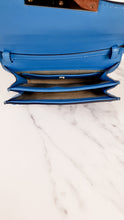 Load image into Gallery viewer, Versace Medusa Blue Crossbody Flap bag in Smooth Leather - Light Blue Clutch