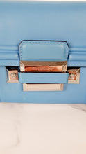 Load image into Gallery viewer, Versace Medusa Blue Crossbody Flap bag in Smooth Leather - Light Blue Clutch