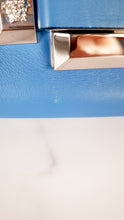 Load image into Gallery viewer, Versace Medusa Blue Crossbody Flap bag in Smooth Leather - Light Blue Clutch