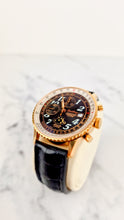 Load image into Gallery viewer, Breitling Eclipse Montbrillant 18K Yellow Rose Gold Watch Moonphase Chronograph Full Set Box & PapersH43330
