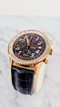 Load image into Gallery viewer, Breitling Eclipse Montbrillant 18K Yellow Rose Gold Watch Moonphase Chronograph Full Set Box & PapersH43330