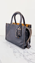 Load image into Gallery viewer, Coach 1941 Rogue 25 Bag in Black Pebble Leather with Honey Suede lining - Handbag Shoulder Bag - Coach 54536
