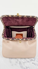 Load image into Gallery viewer, Coach 1941 Rider Bag 24 Snakeskin Leather Bag in Beige Sand Cream Smooth Leather - Coach 75501
