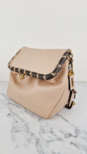 Load image into Gallery viewer, Coach 1941 Rider Bag 24 Snakeskin Leather Bag in Beige Sand Cream Smooth Leather - Coach 75501
