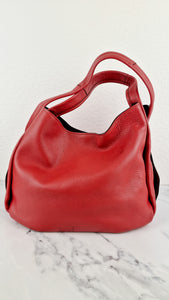 Coach 1941 Bandit Hobo 39 Bag in Washed Red Pebble Leather - 2 in 1 handbag - Coach 86760