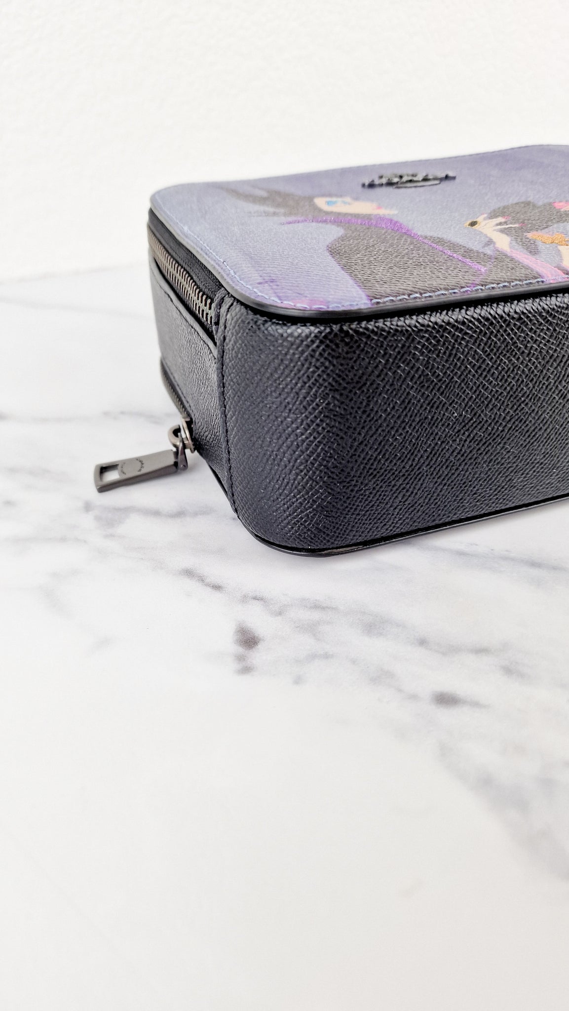 Disney x Coach Box Crossbody With Maleficent Motif Lunchbox Bag