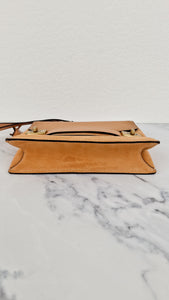 Coach 1941 Swagger Crossbody in Apricot Sand Orange Suede & Smooth Leather Melon - Clutch Shoulder Bag- Coach 25833