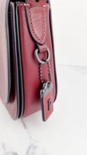 Load image into Gallery viewer, Coach 1941 Saddle 23 Bag in Burgundy Smooth Leather - Crossbody Shoulder Bag Red Brown - Coach 55036
