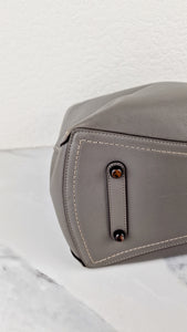 Coach 1941 Rogue Tote Bag Grey Smooth Leather Handbag Shoulder Bag - Coach 59136