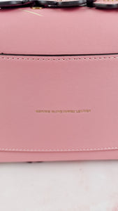 Coach 1941 Rogue 25 Tea Rose Appliqué Colorblock in Bubblegum Pink Leather Handbag - Coach C8510